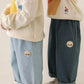 Happy Zoo Pants｜Light Blue