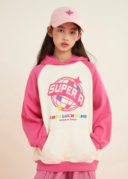 Super A Club Hoodie｜Neon Pink