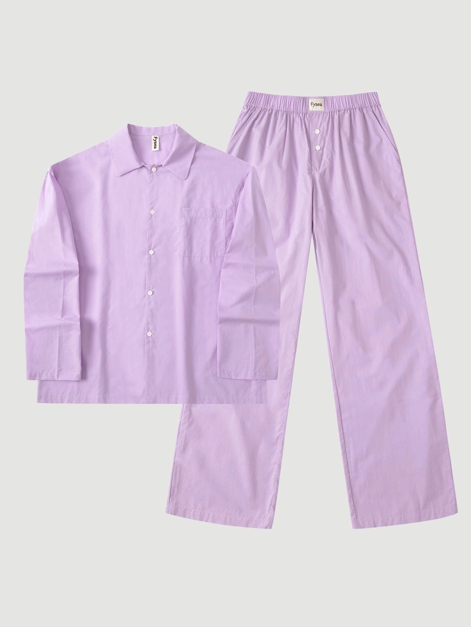 Unisex Poplin Sleepwear｜Lavender