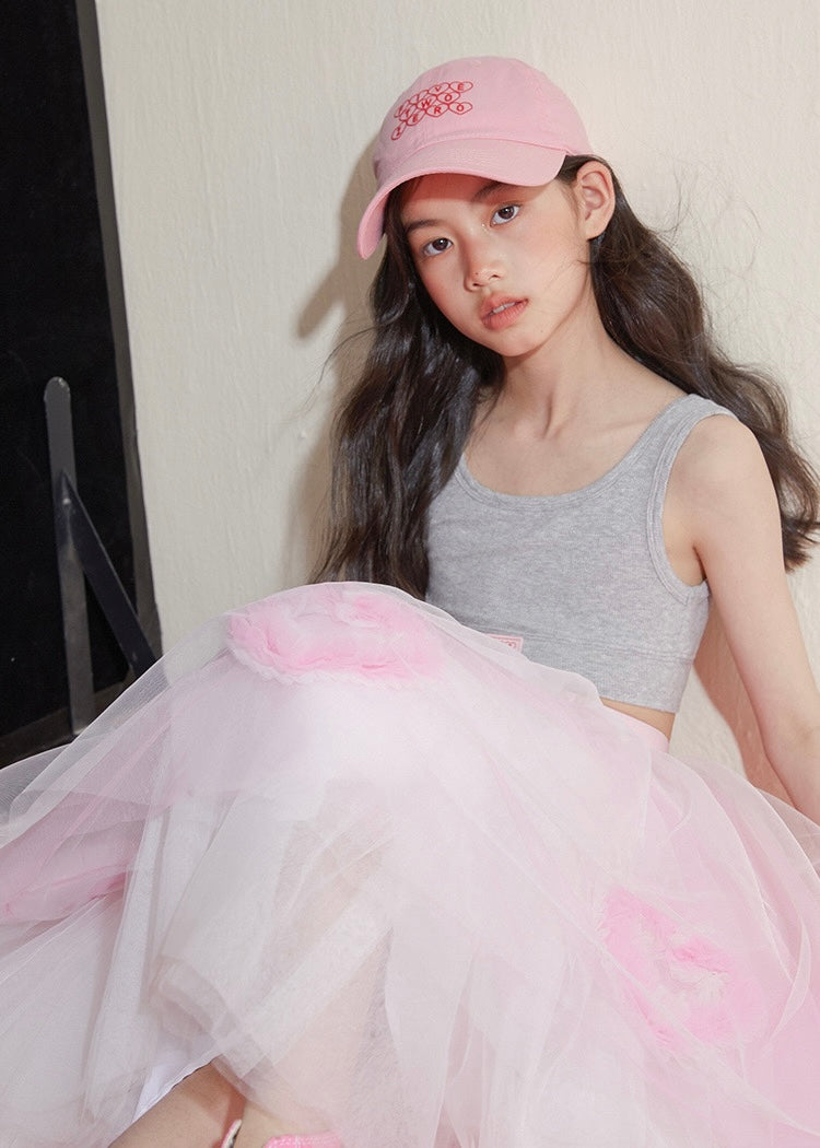 Love Note Tulle Skirt｜Pink