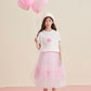 Love Note Tulle Skirt｜Pink