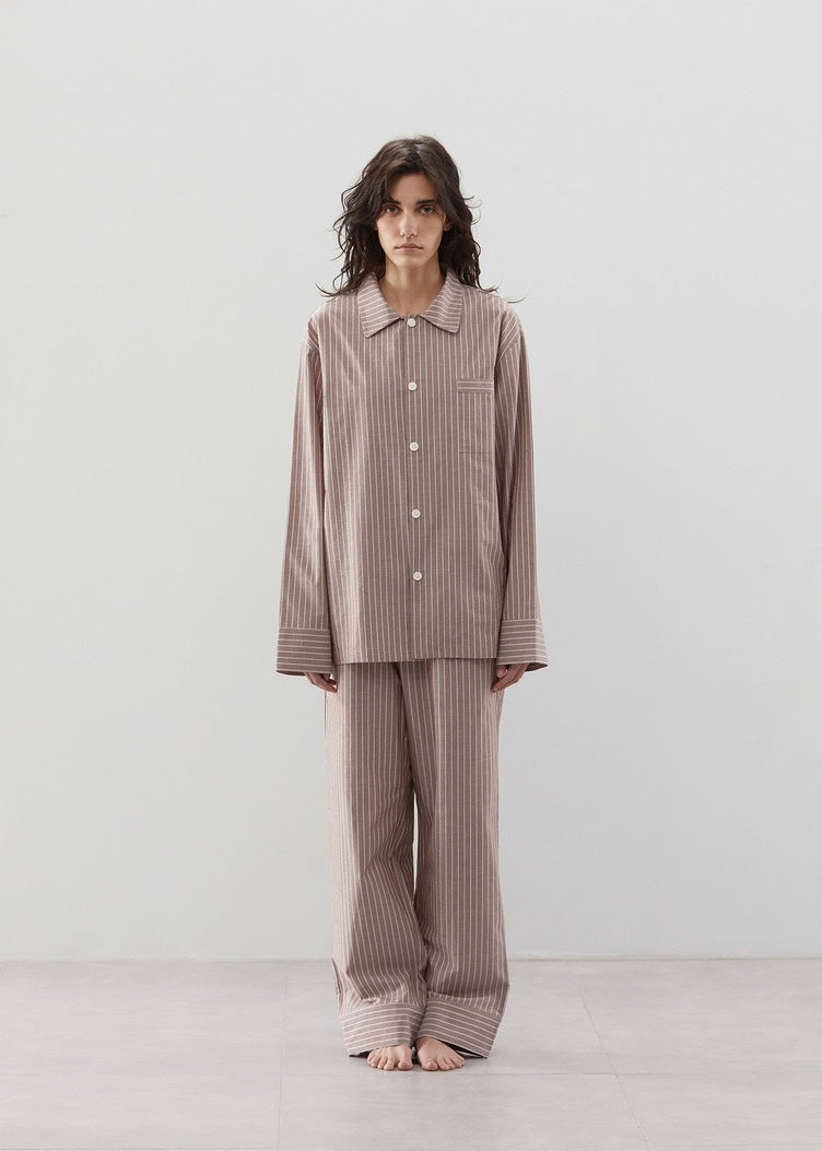 Unisex Poplin Sleepwear｜Mocha