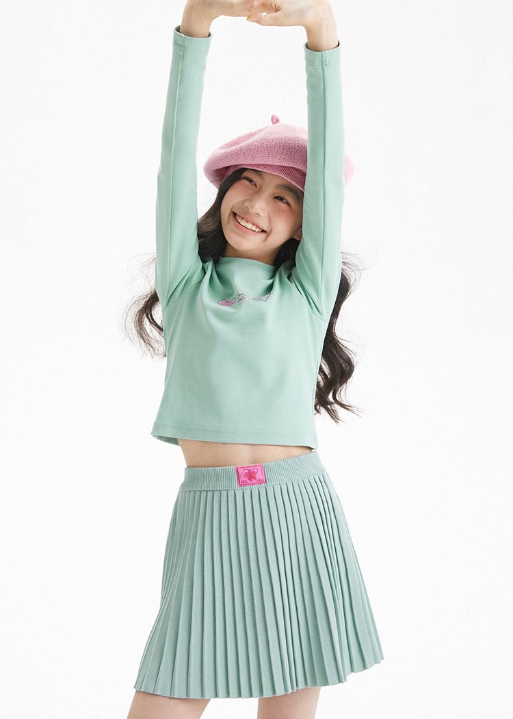 Pleat Skirt｜Mint