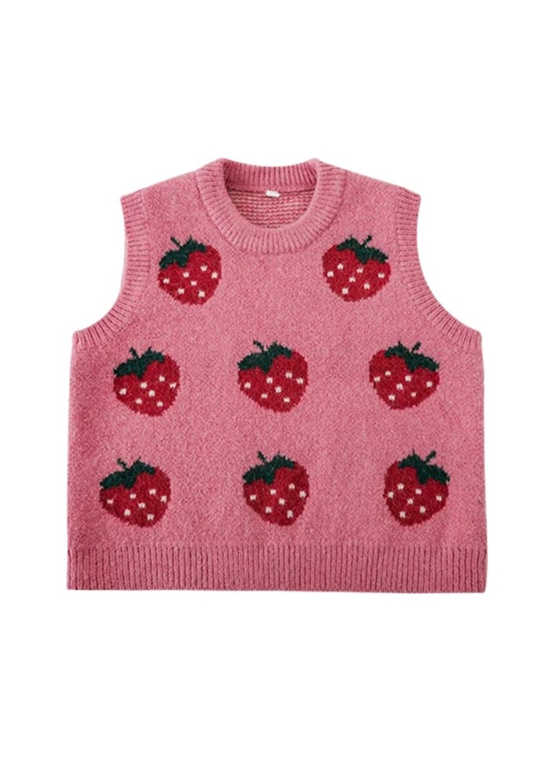 Strawberry Vest｜Pink