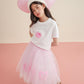 Love Note Tulle Skirt｜Pink