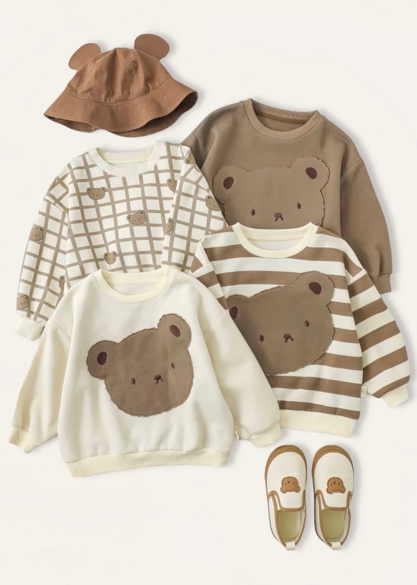 Bear Sweatshirt｜Brown