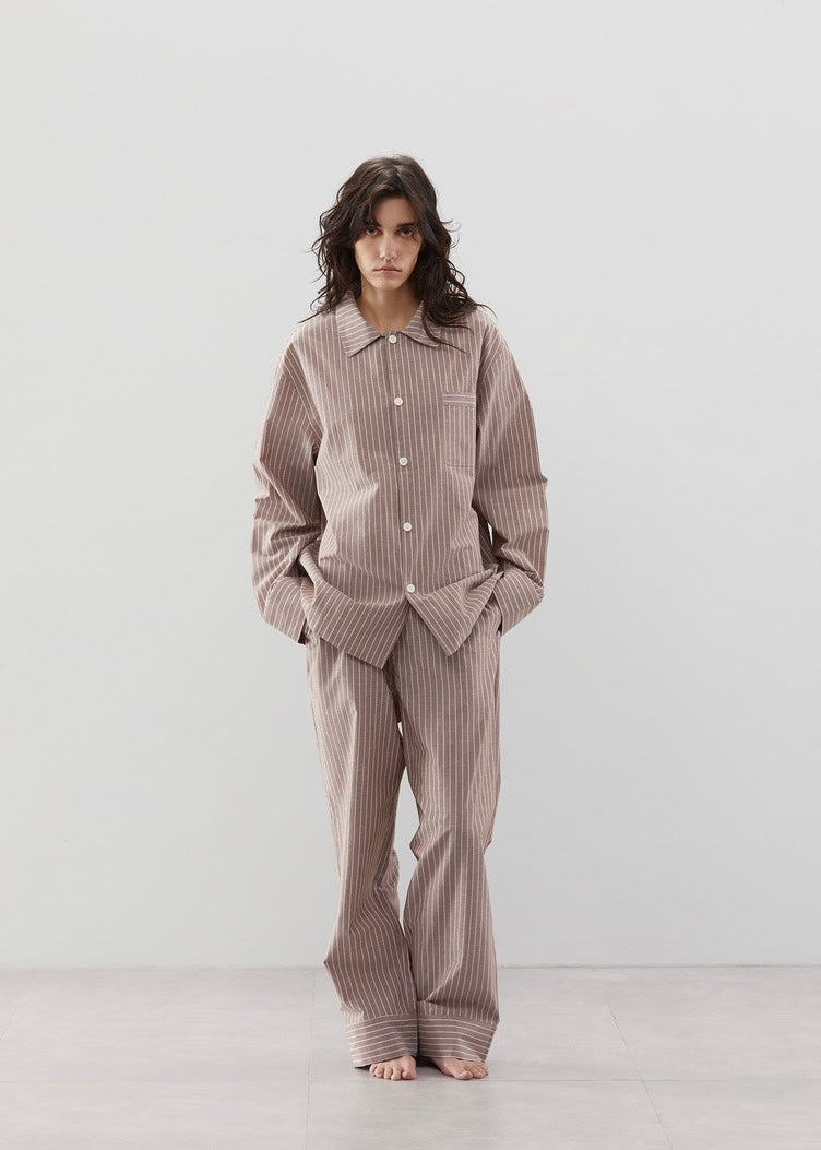 Unisex Poplin Sleepwear｜Mocha