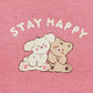 Stay Happy Sweatshirt｜Pink