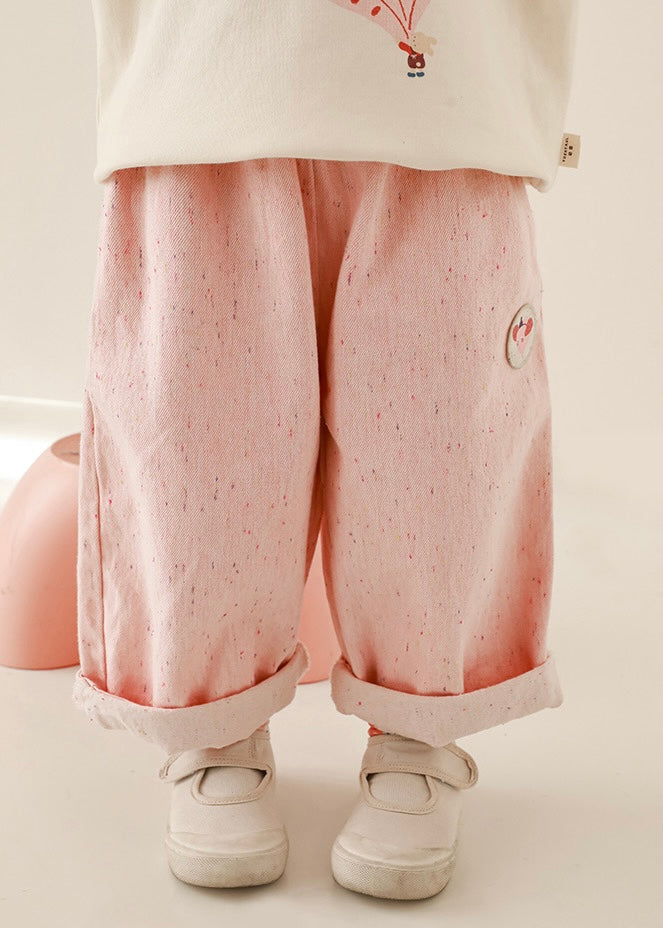 Happy Zoo Pants｜Pink