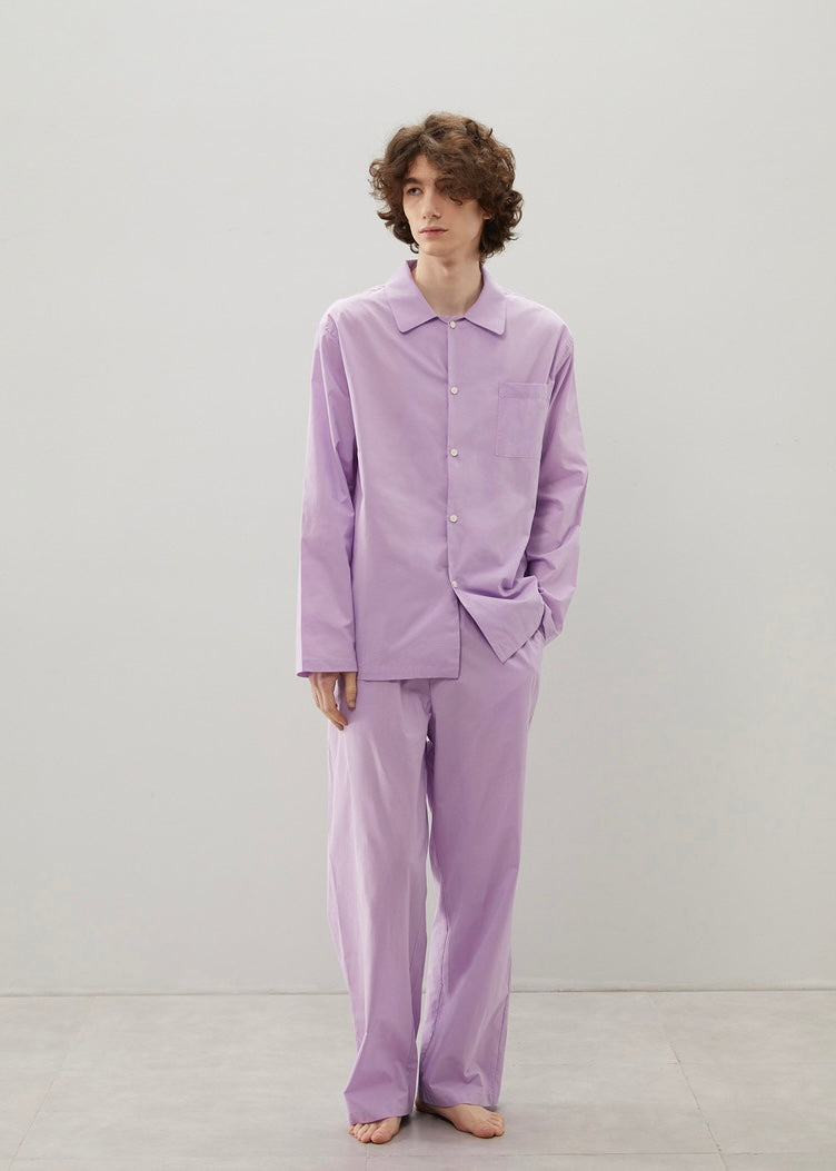 Unisex Poplin Sleepwear｜Lavender