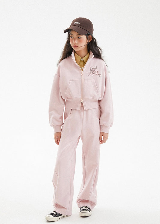 Zip Up Sweatshirt｜Sakura Pink