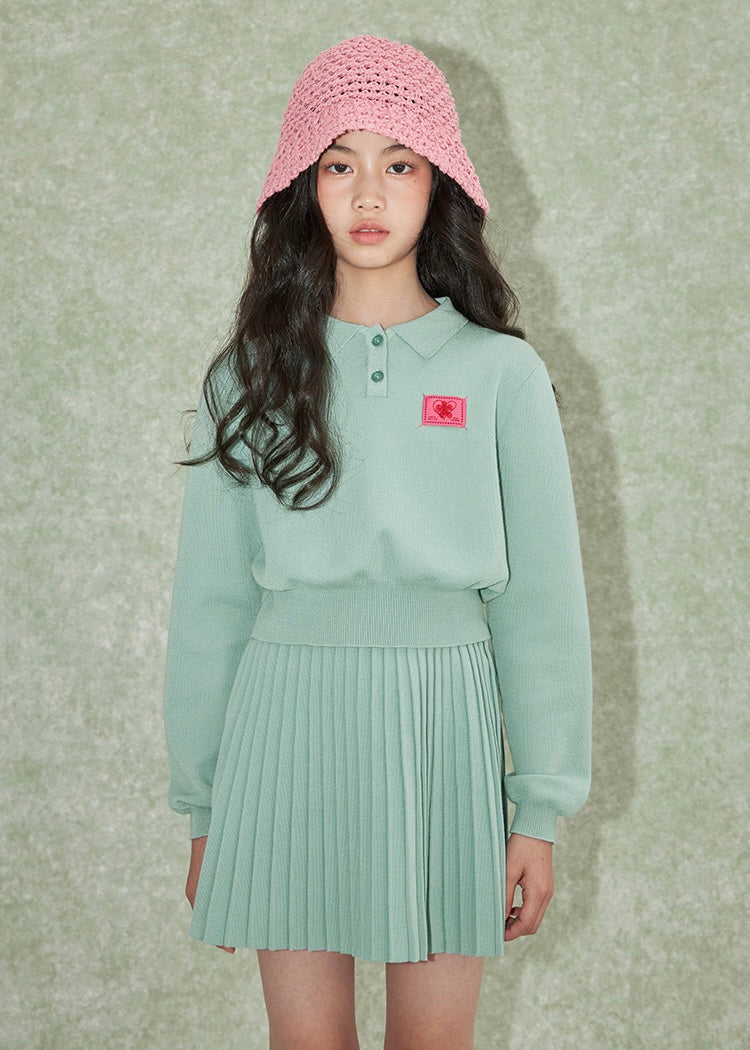 Pleat Skirt｜Mint