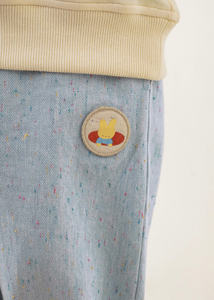 Happy Zoo Pants｜Light Blue