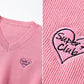 Preppy Knit Vest｜Pink