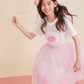 Love Note Tulle Skirt｜Pink