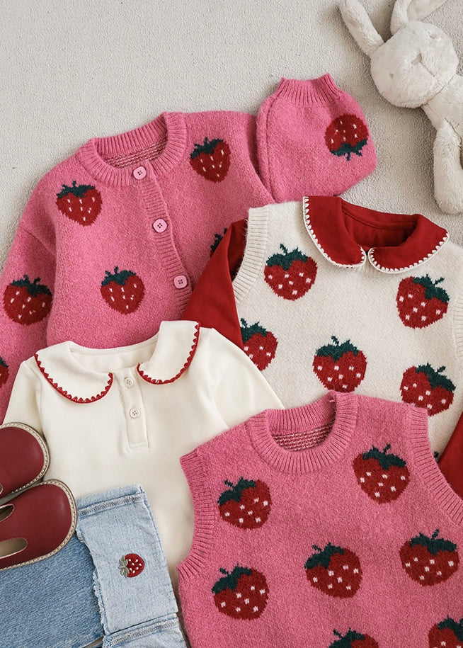 Strawberry Vest｜Pink