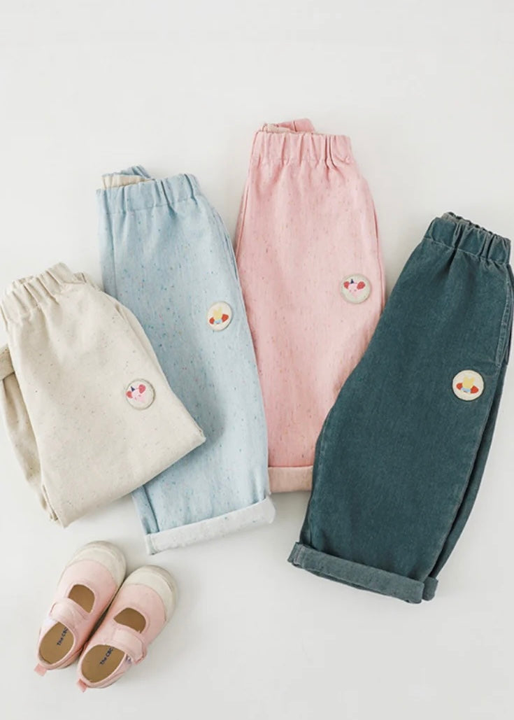 Happy Zoo Pants｜Pink