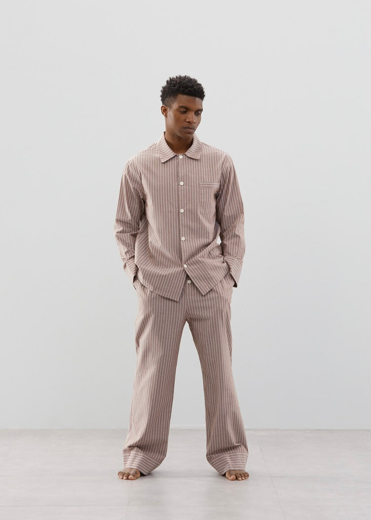 Unisex Poplin Sleepwear｜Mocha