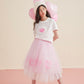 Love Note Tulle Skirt｜Pink