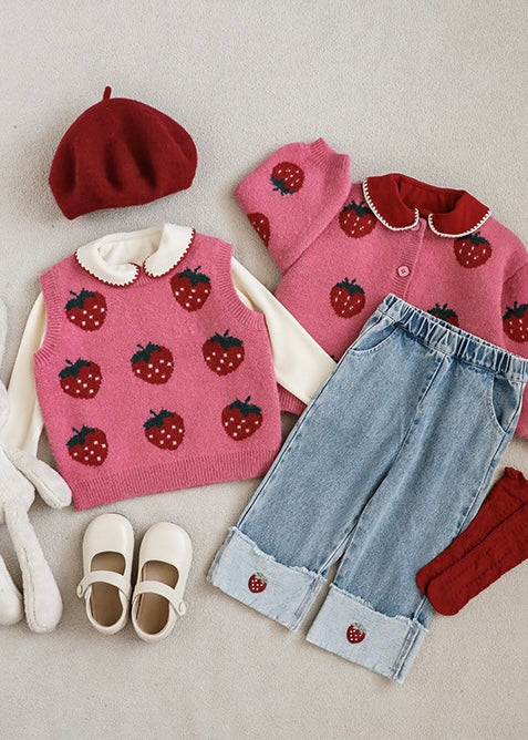 Strawberry Vest｜Pink