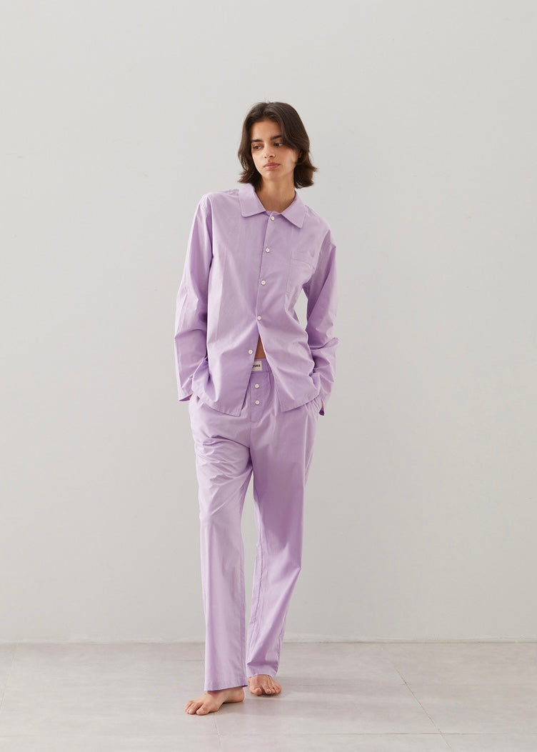 Unisex Poplin Sleepwear｜Lavender