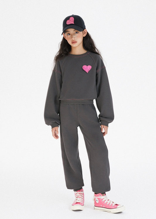 Love Note Sweatshirt｜Charcoal