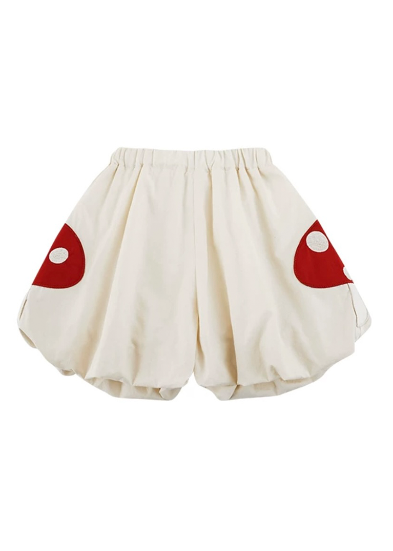 Mushroom Bubble Shorts｜Beige