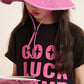 Good Luck To Me Top｜Black