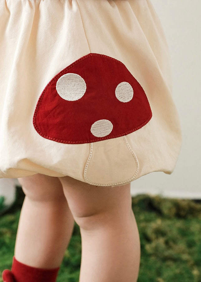 Mushroom Bubble Shorts｜Beige