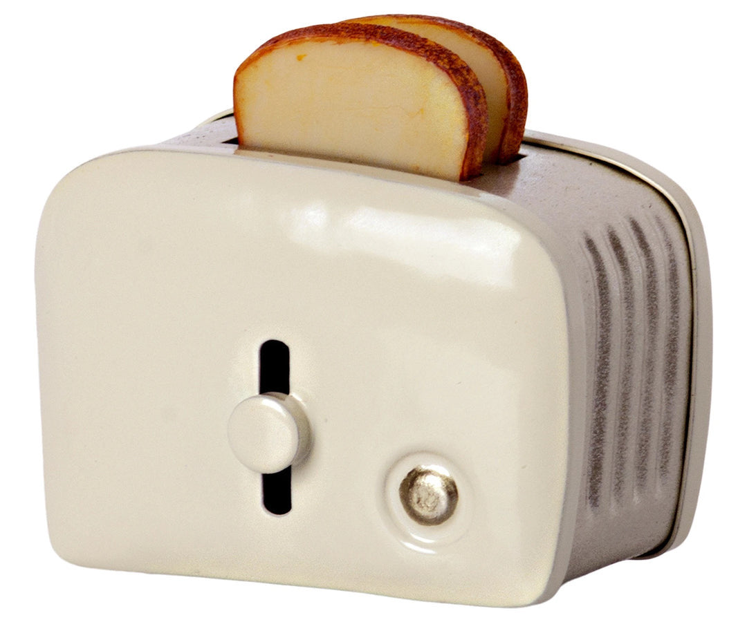 Maileg MINIATURE TOASTER & BREAD ｜OFF WHITE