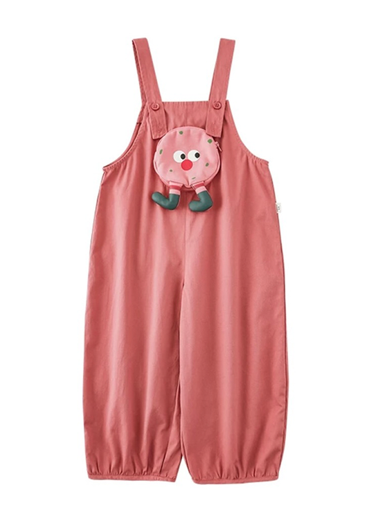 Cookie Overalls｜Pink