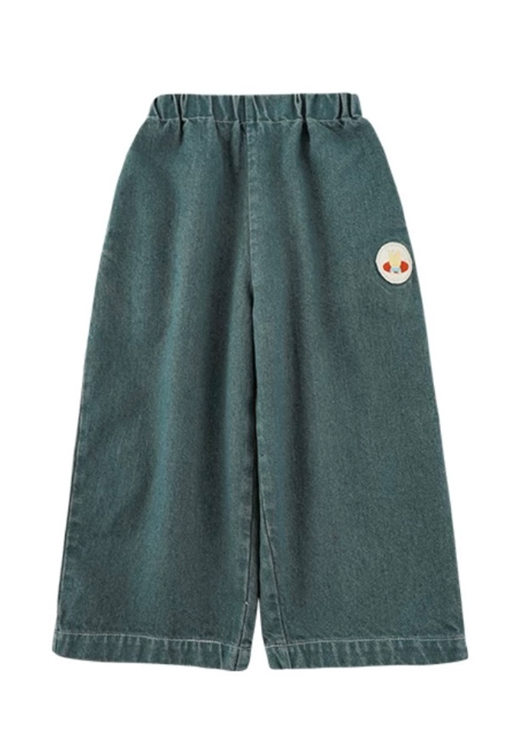 Happy Zoo Pants｜Deep Blue